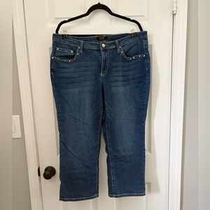 Earl women’s denim capri pant 18W